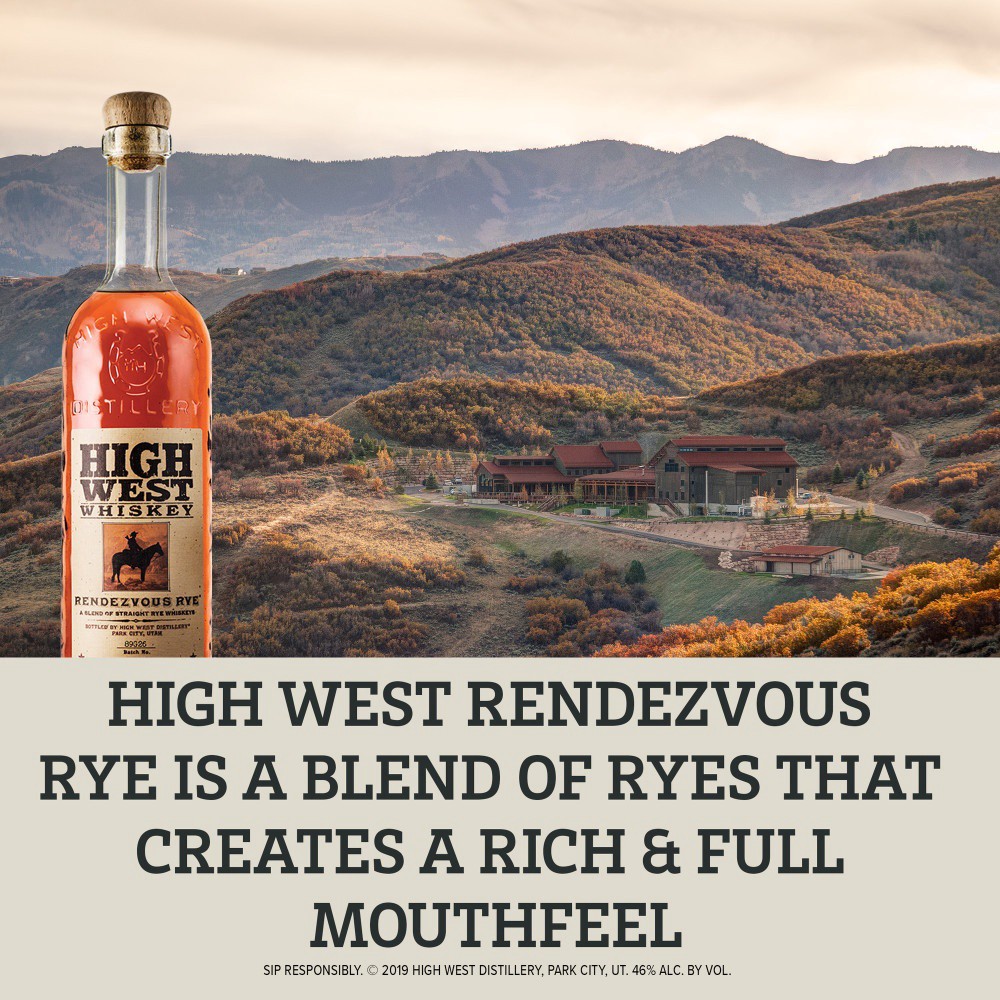 slide 7 of 7, High West Rendezvous Rye Whiskey, 375 mL Bottle, 92 Proof, 12.68 fl oz