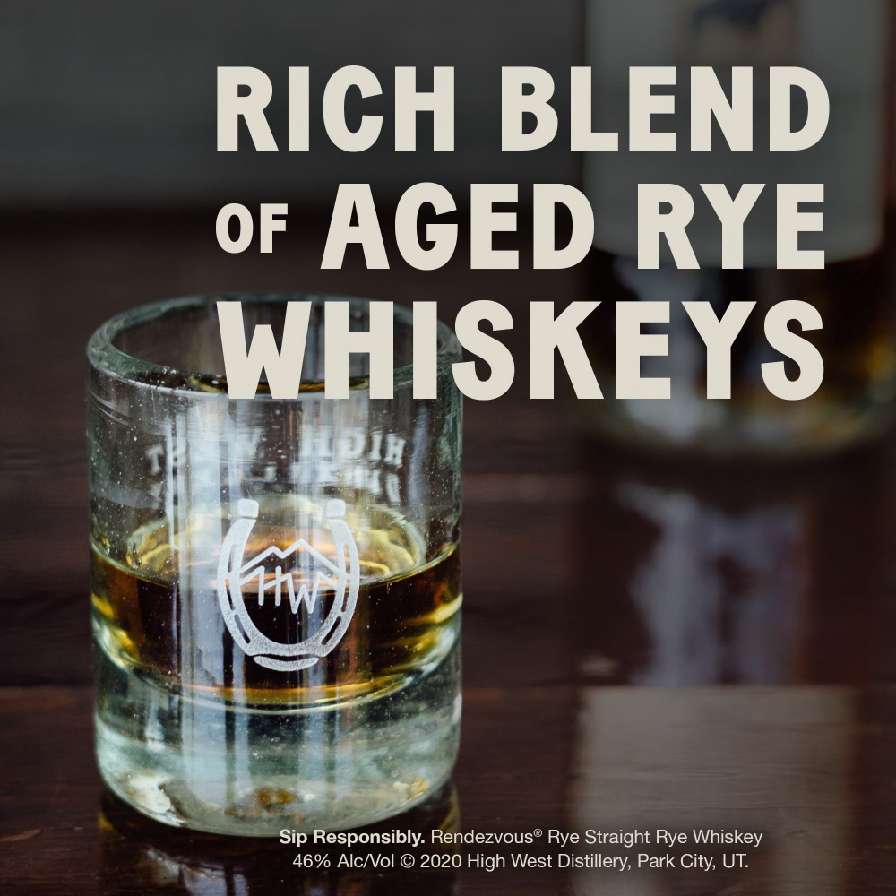 slide 2 of 7, High West Rendezvous Rye Whiskey, 375 mL Bottle, 92 Proof, 12.68 fl oz