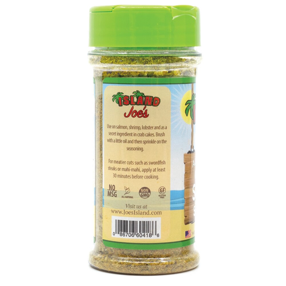 slide 2 of 2, Island Joe's All Natural Caribbean Seafood Seasoning, 4 oz