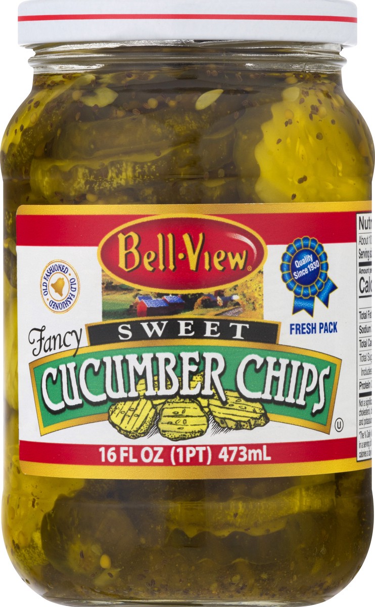 slide 3 of 13, Bell-View Sweet Fresh Pack Cucumber Chips 16 oz, 16 oz