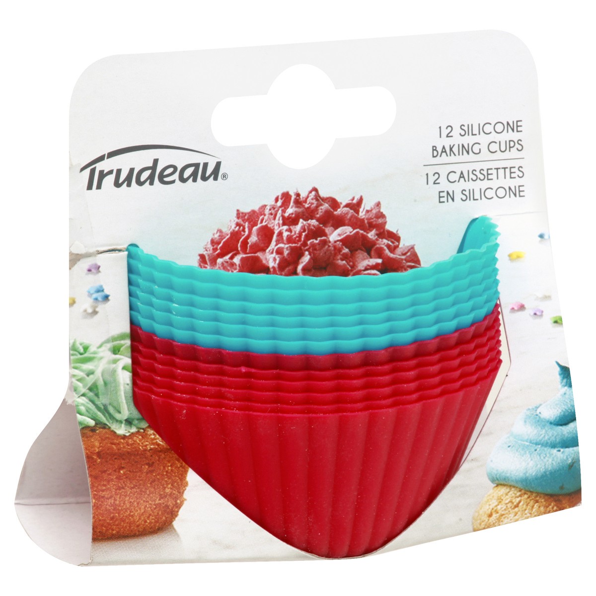 slide 5 of 9, Trudeau Silicone Baking Cups 12 ea, 12 ct