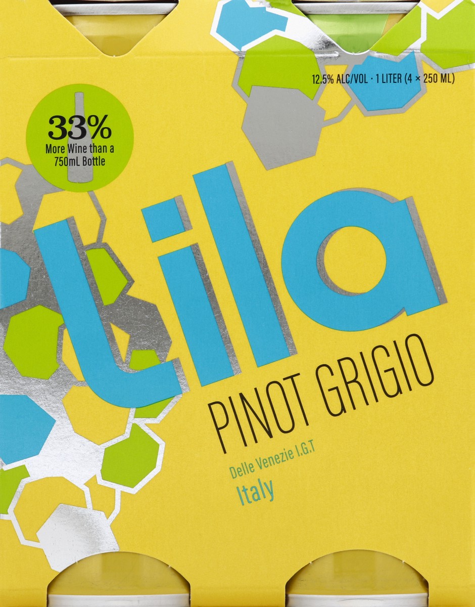 slide 4 of 4, Lila Pinot Grigio 4 ea, 4 ct; 250 ml