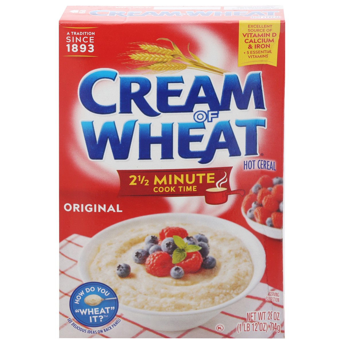 slide 12 of 13, Cream of Wheat Hot Original Cereal 28 oz, 28 oz