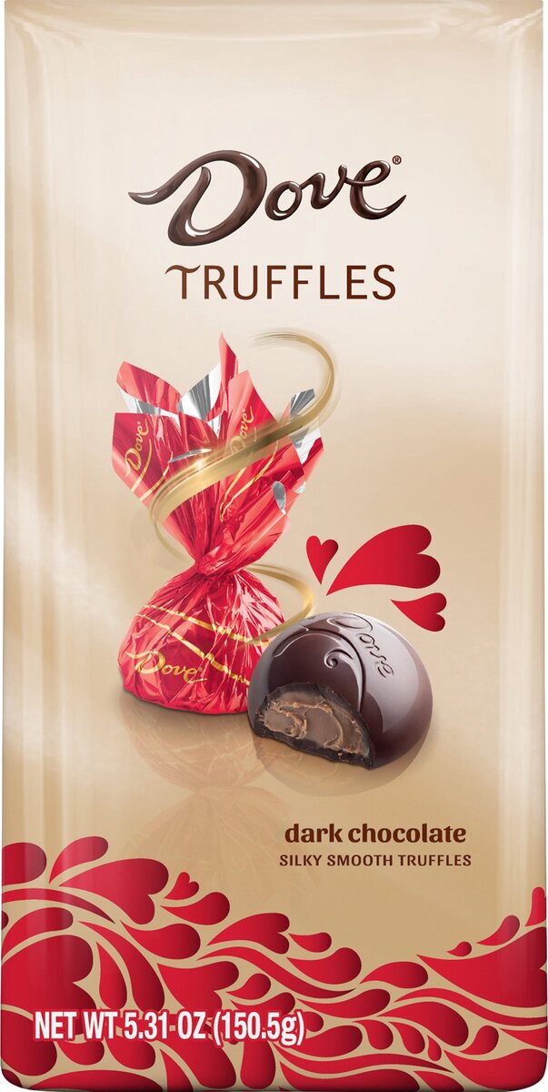 slide 11 of 13, DOVE Dark Chocolate Truffles Valentine's Day Candy Gifts, 5.31-Ounce, 5.31 oz