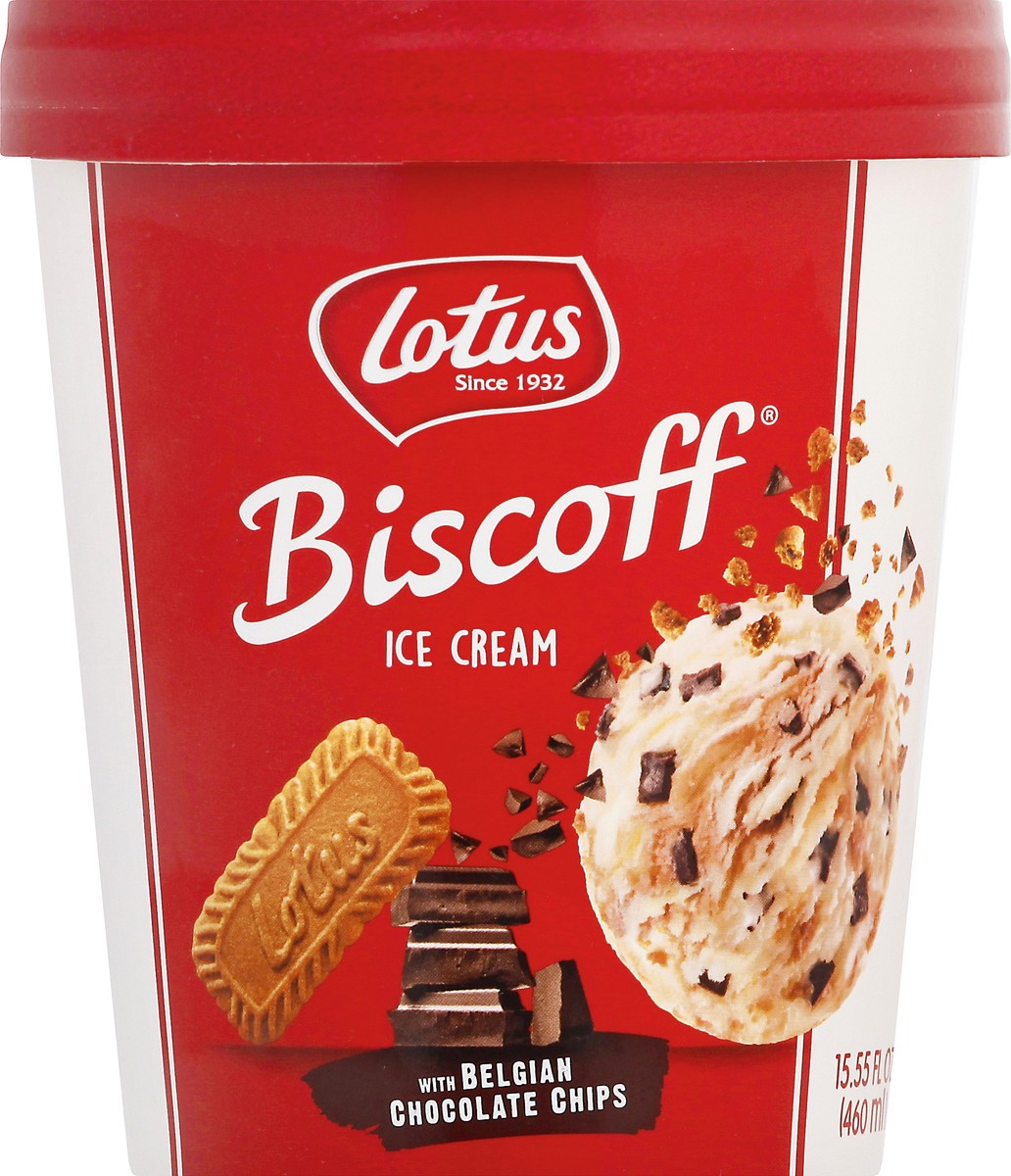 slide 2 of 13, Lotus Biscoff with Belgian Chocolate Chips Ice Cream 15.55 oz, 15.55 oz