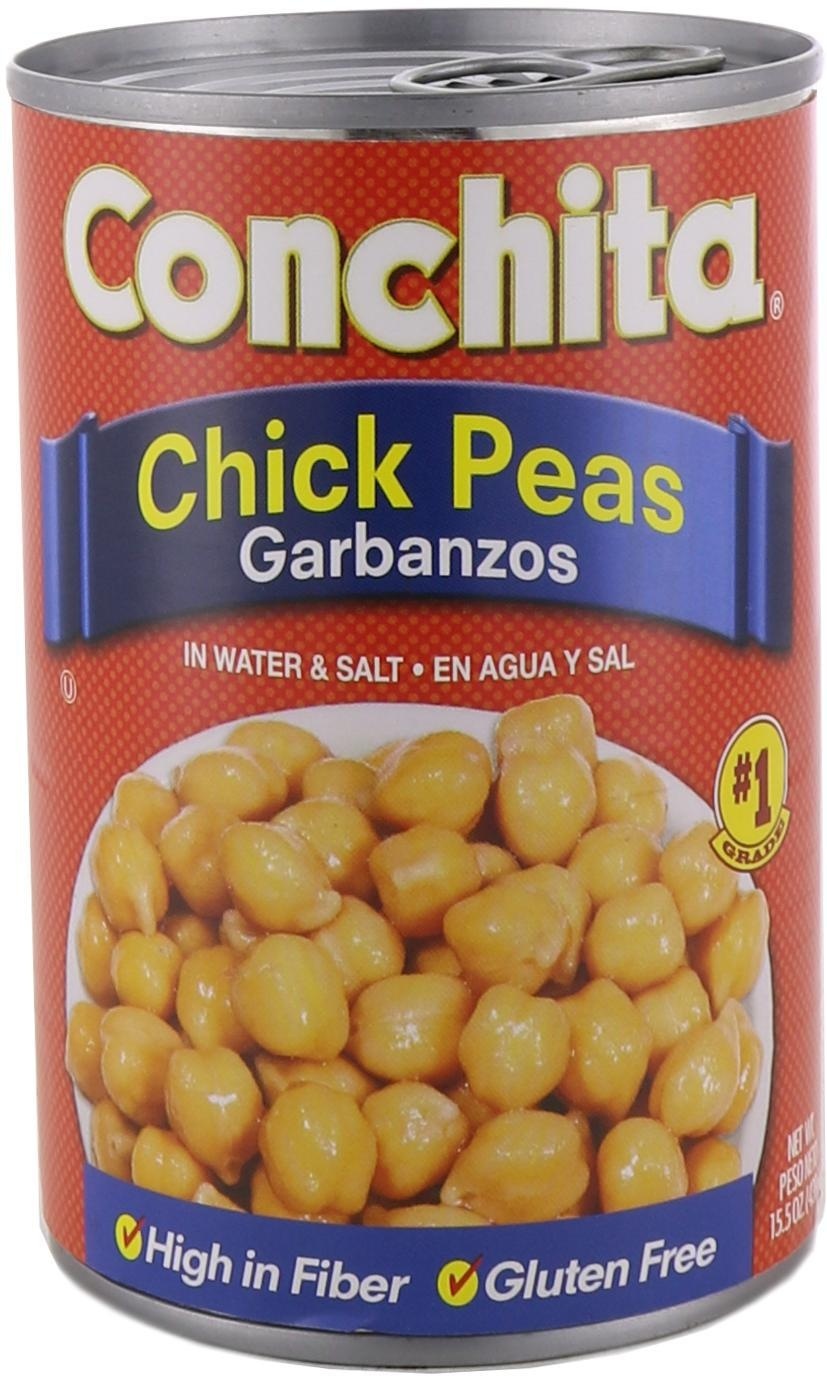 slide 1 of 1, Conchita Chick Peas In Water & Salt, 16 oz