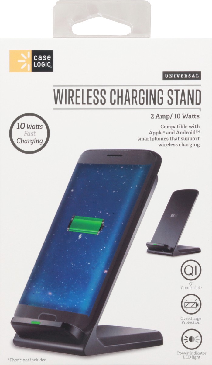 slide 7 of 11, Case Logic Wireless Fast Charging 2 Amp/10 Watts Universal Charging Stand 1 ea, 1 ea