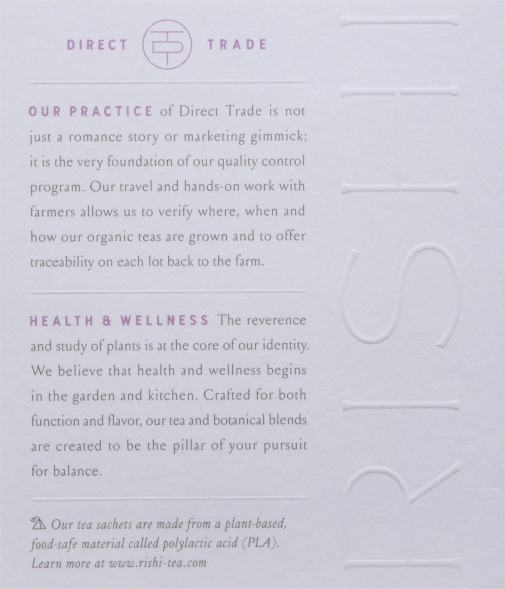 slide 7 of 9, Rishi Organic Caffeine-Free Valerian Dream Tea & Botanicals - 15 ct, 15 ct