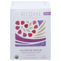 Rishi Organic Caffeine-Free Valerian Dream Tea & Botanicals - 15 ct