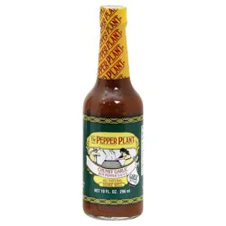 The Pepper Plant Sauce Hot Pepper Chunky Garlic - 10 Oz