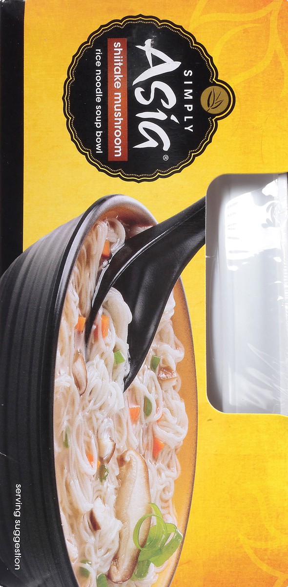 slide 5 of 8, Simply Asia Shiitake Mushroom Rice Noodle Soup Bowl, 2.5 oz