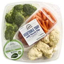 Meijer Fresh Vegetable Party Tray With Dip