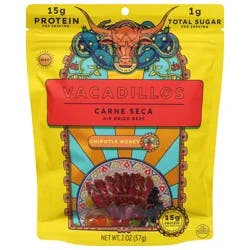 Vacadillos Air Dried Carne Seca Chipotle Honey Beef 2 oz