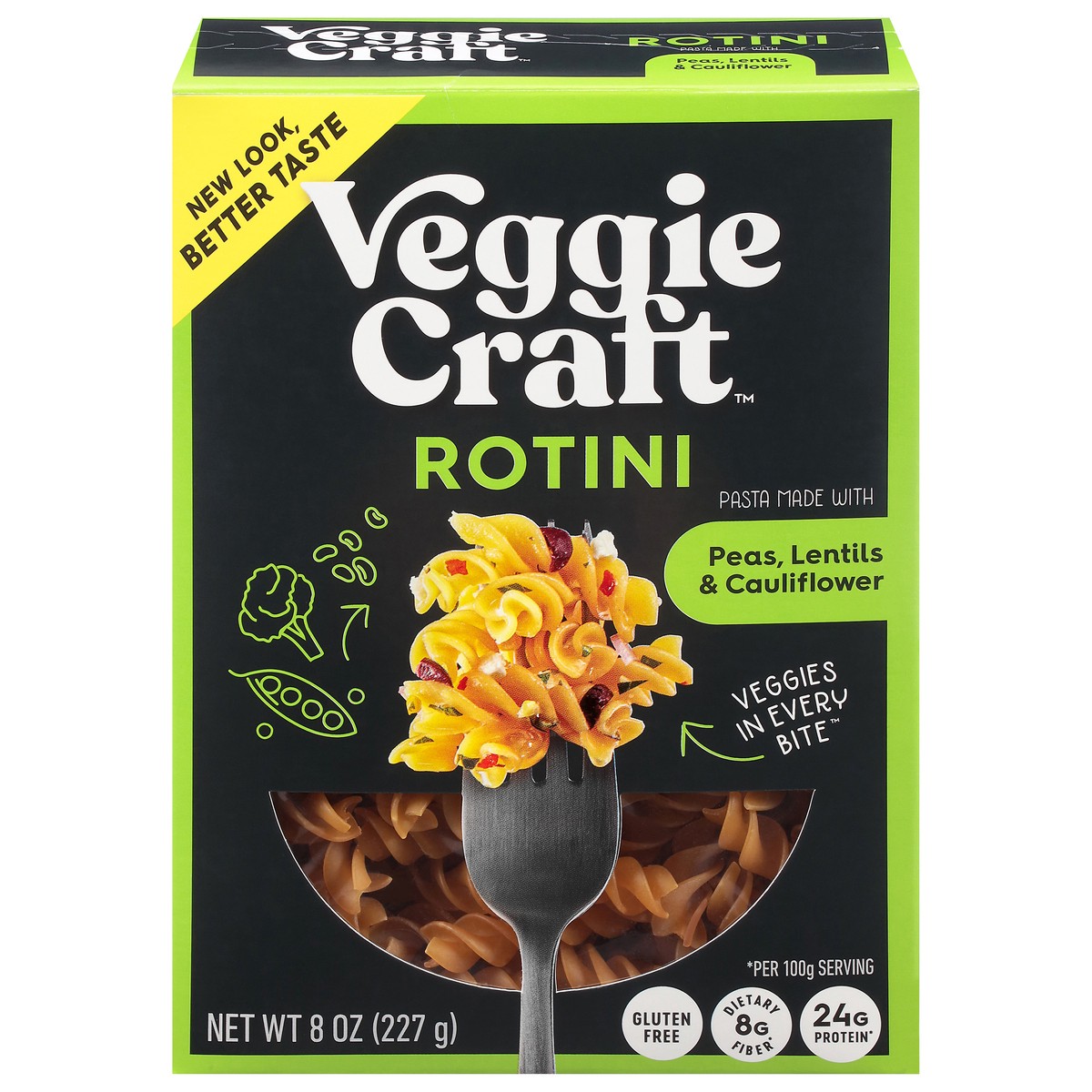slide 1 of 7, Veggiecraft Cauliflower Rotini 8oz, 8 oz