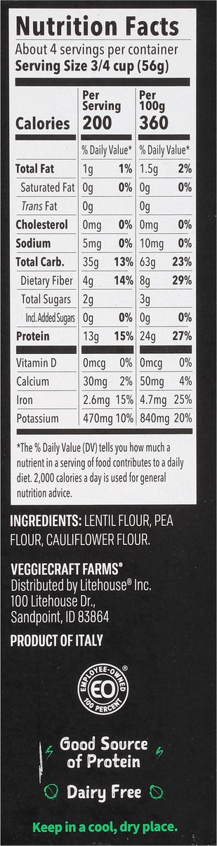 slide 3 of 7, Veggiecraft Cauliflower Rotini 8oz, 8 oz