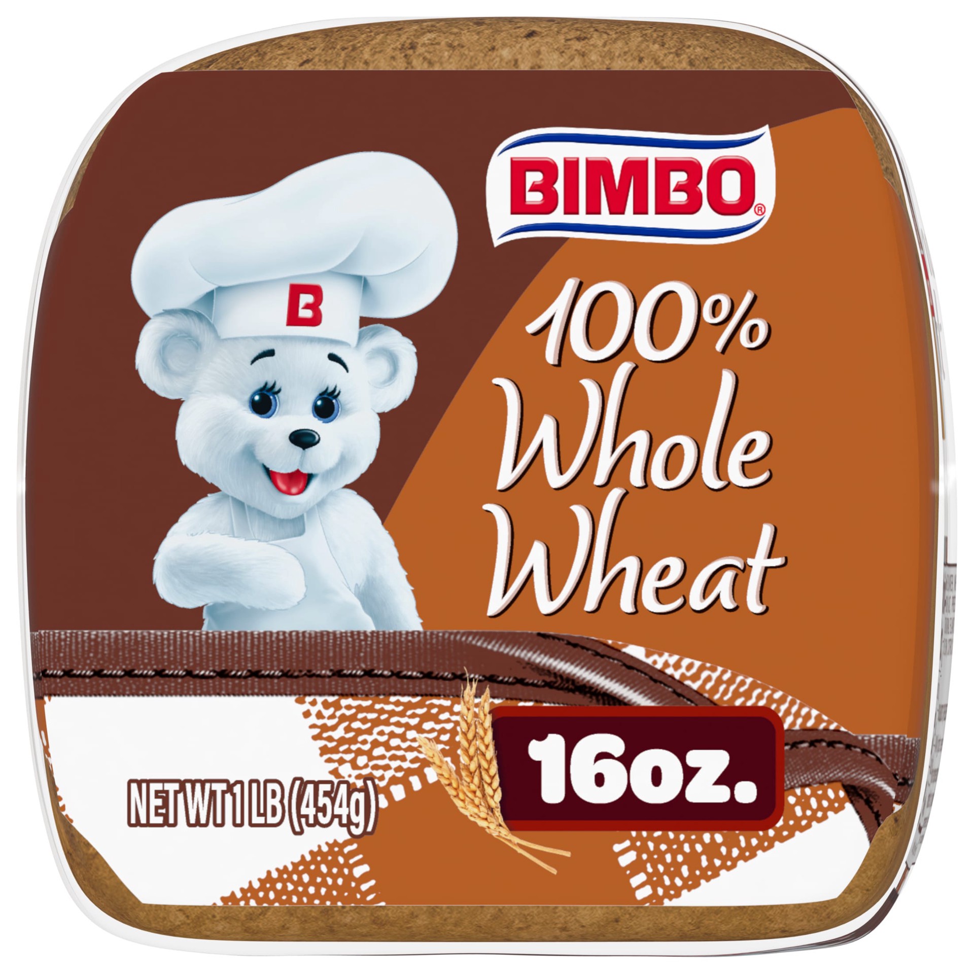 slide 2 of 7, Bimbo Whole Wheat Bread, 16 oz, Product Wheat Bread, Bag, 16 oz