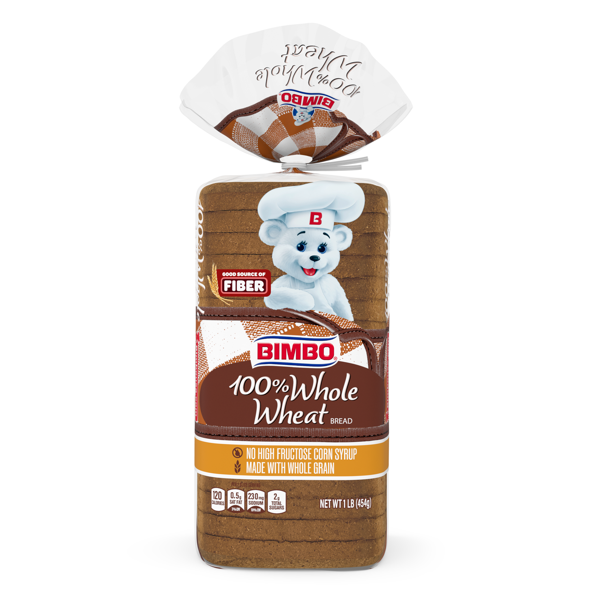 slide 1 of 9, Bimbo Whole Wheat Bread, 1 ct