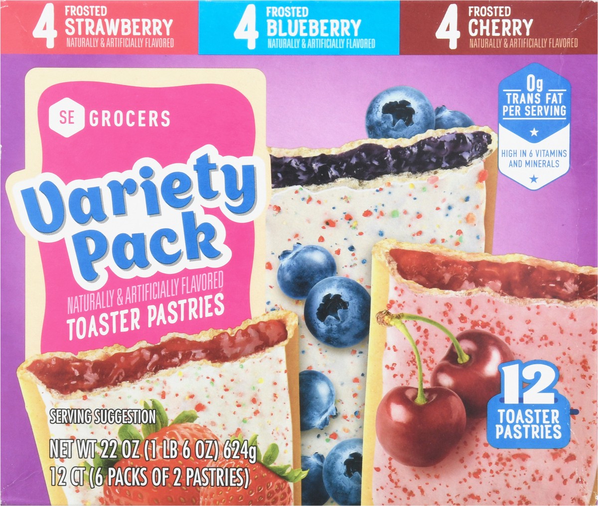 slide 8 of 9, SE Grocers Frstd Vrty Pack 12Ct, 22 oz