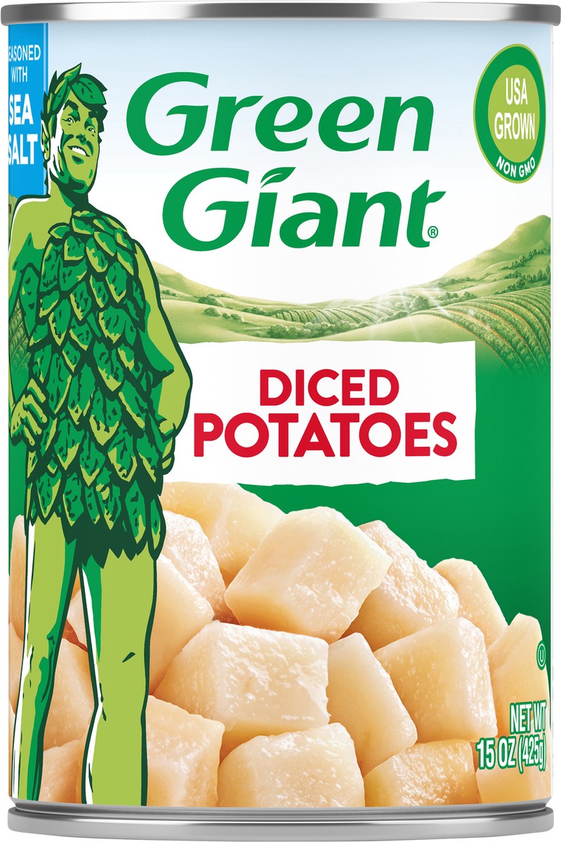 slide 9 of 9, Green Giant Diced Potatoes, 15 oz