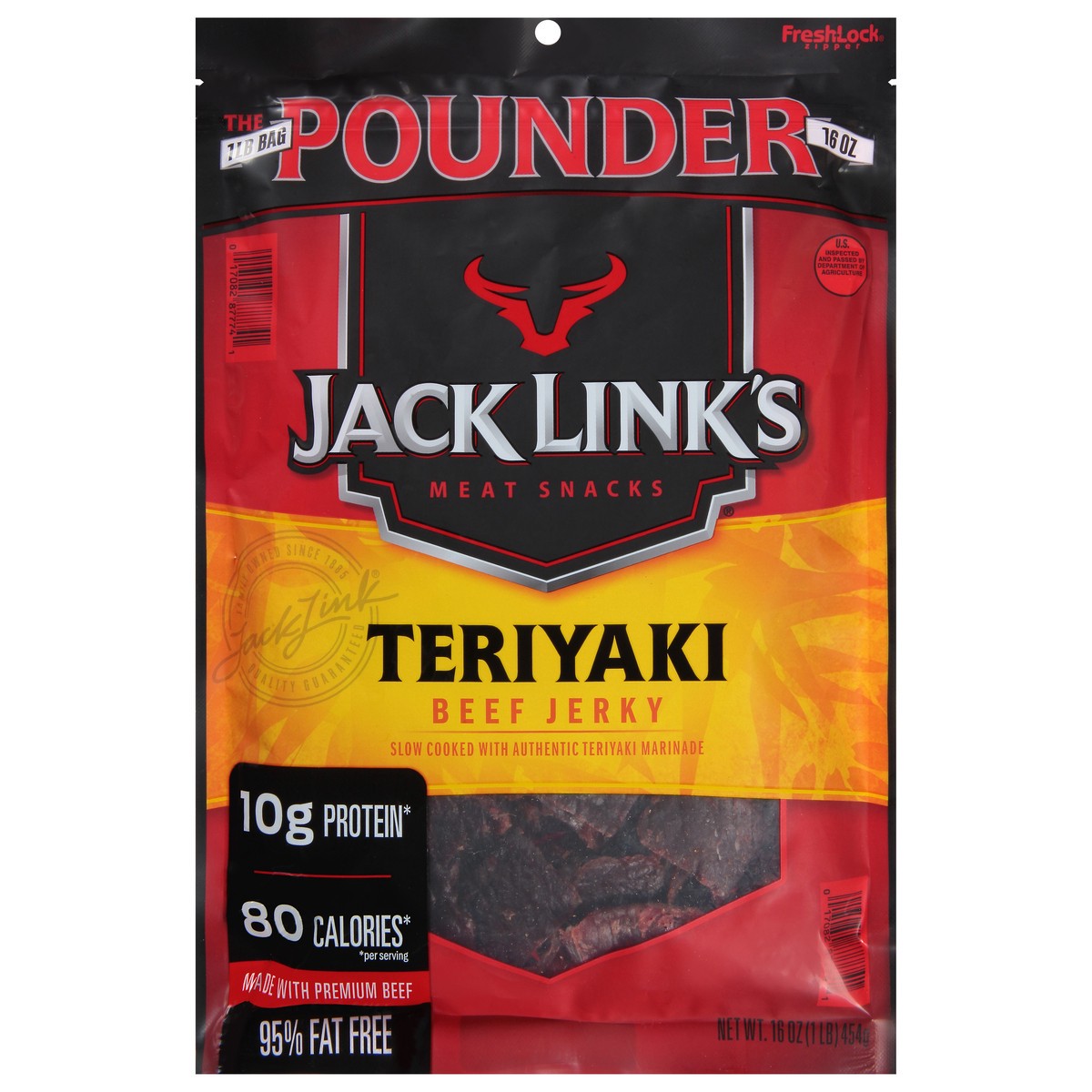 Jack Link's Teriyaki Beef Jerky The Pounder 16 oz Shipt