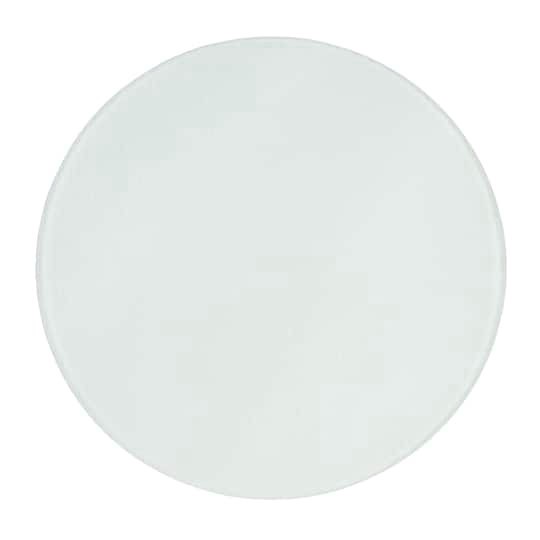 slide 1 of 2, 9" Round Tempered Glass Sublimation Cutting Board By Make Market, 8.8 in