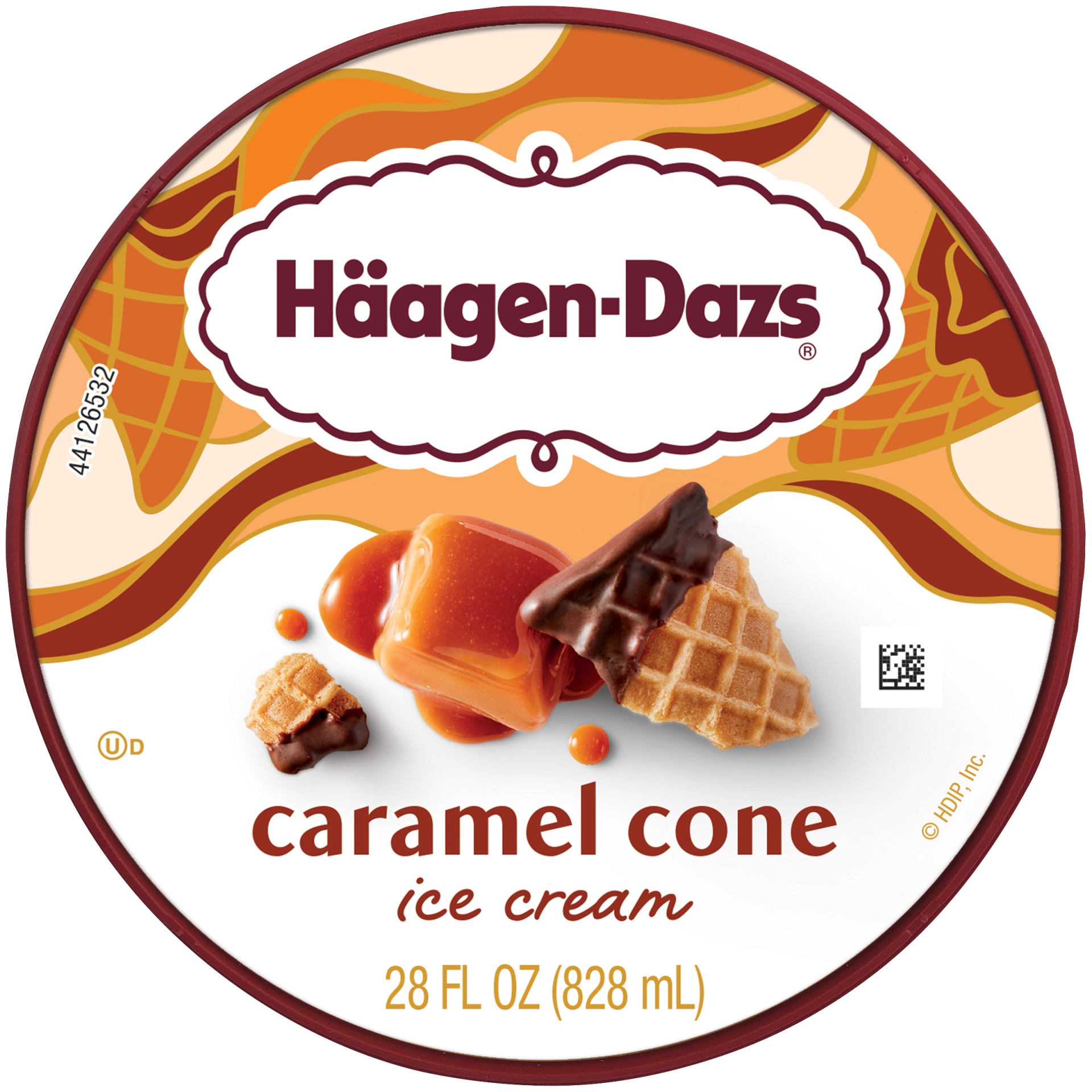 slide 7 of 7, Haagen-Dazs Caramel Cone Ice Cream, 28 fl oz