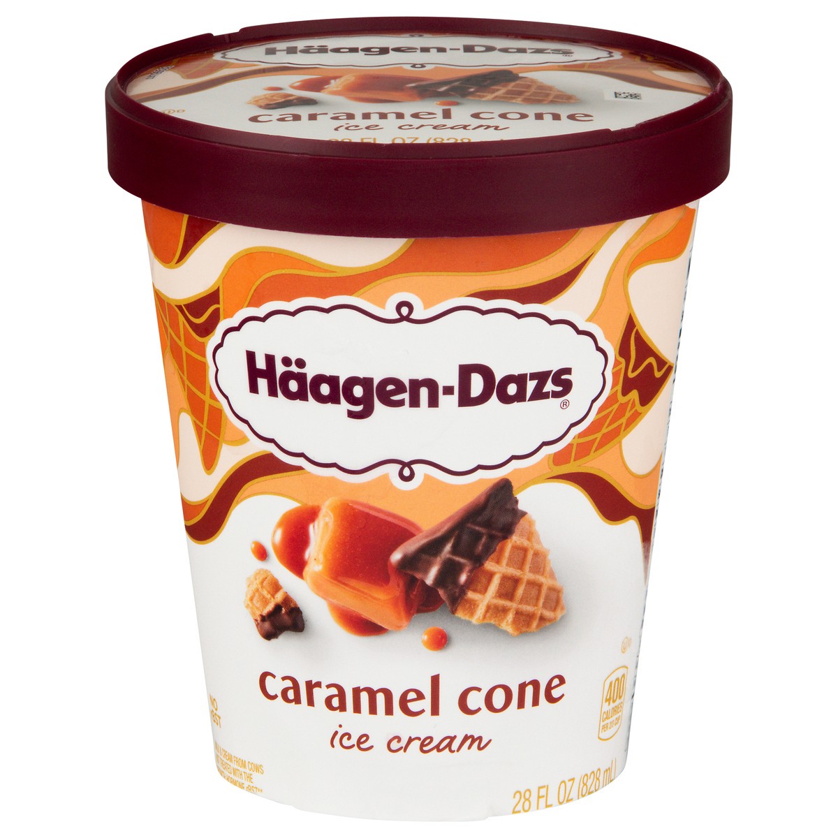 slide 1 of 3, Häagen-Dazs Caramel Cone Ice Cream 28 fl oz, 28 fl oz