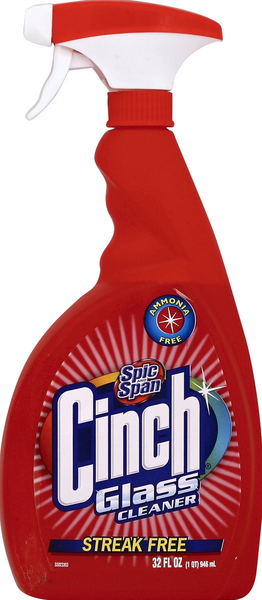 slide 1 of 3, Cinch Glass Cleaner Streak Free, 32 oz