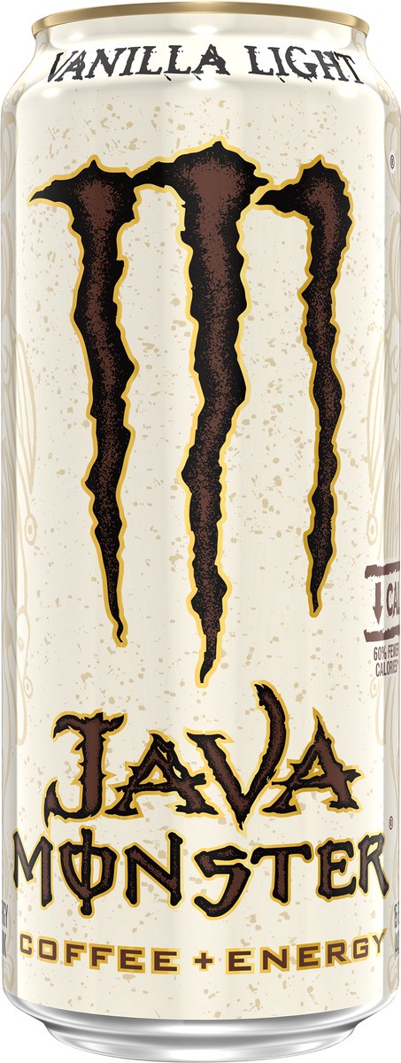 slide 2 of 2, Monster Energy Monster Vanilla Light Java Coffee + Energy Drink, 15 fl oz
