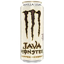 Monster Energy Coffee + Energy Vanilla Light Energy Drink - 15 fl oz