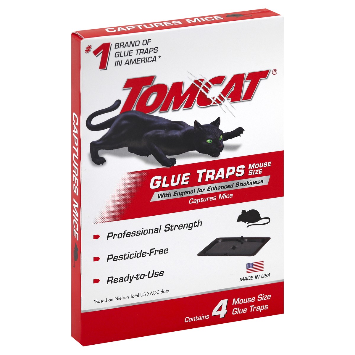 slide 5 of 5, Tomcat Glue Traps, 4 ct