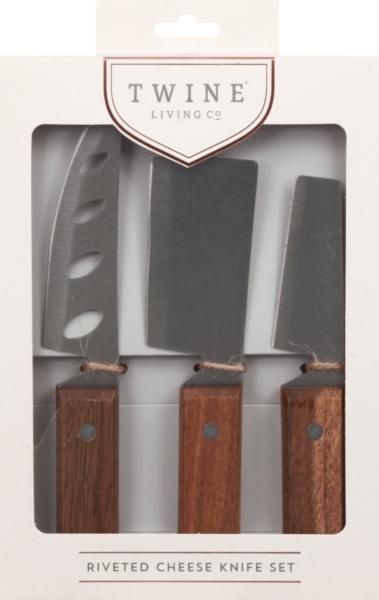 slide 5 of 8, true Twine Rustic Cheese Knife, 3 ct