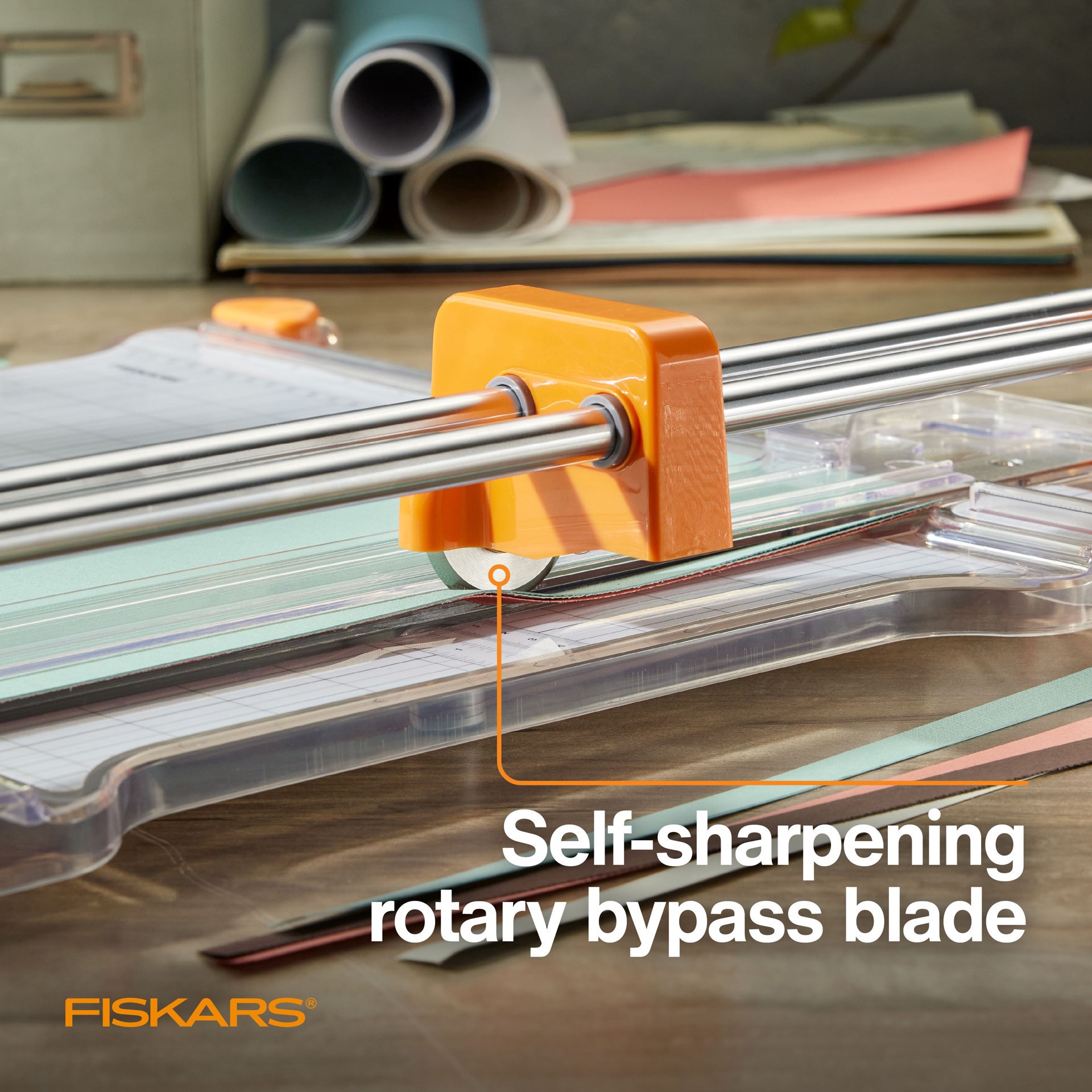 slide 6 of 7, Fiskars Procision Rotary Bypass Trimmer, 1 ct