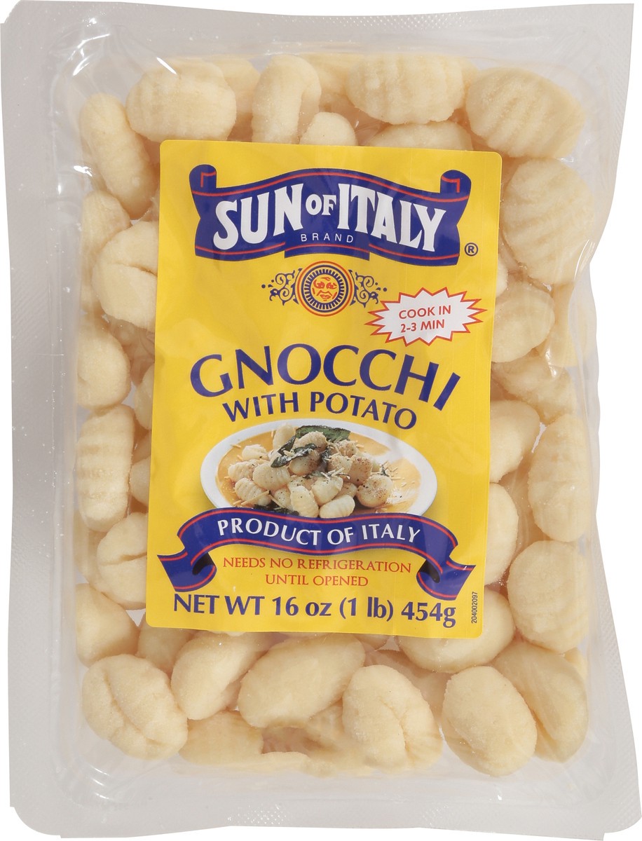 slide 4 of 9, Sun of Italy Gnocchi with Potato 16 oz, 16 oz