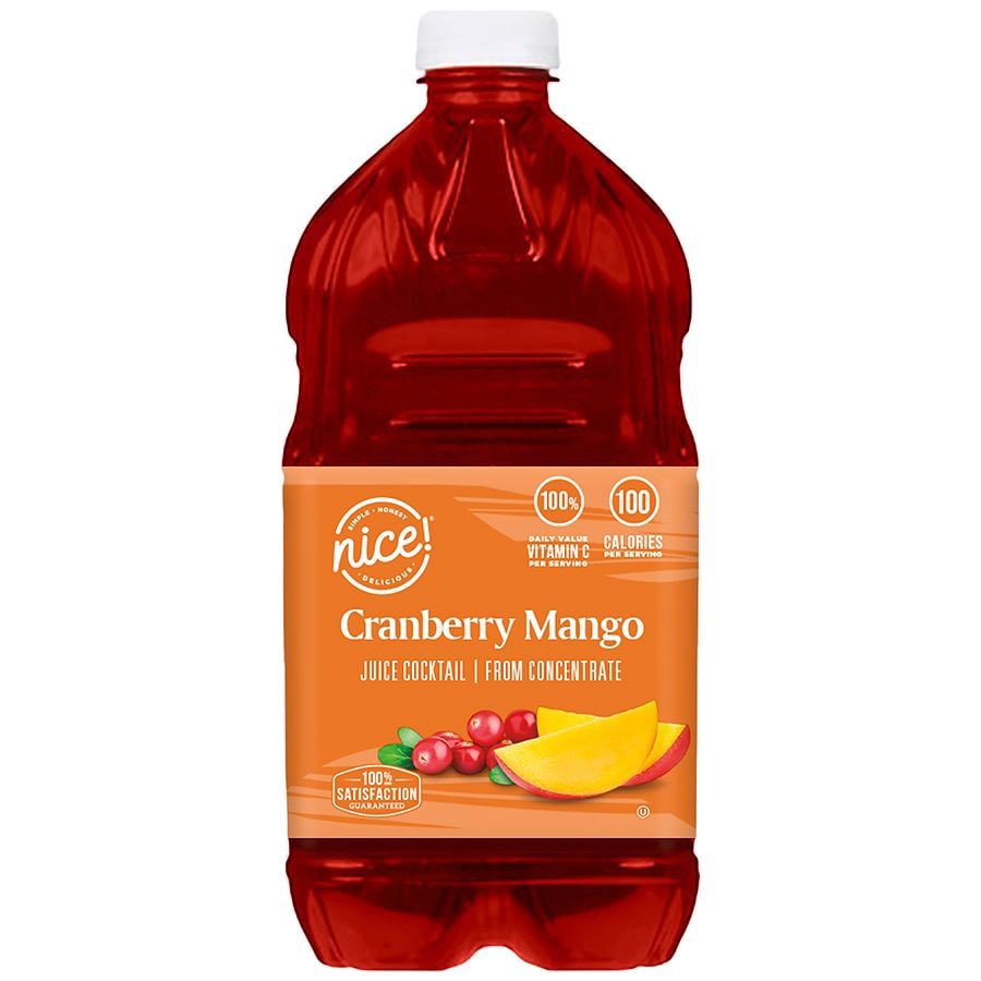 slide 4 of 5, Nice! Cranberry Mango Cocktail - 64 fl oz, 64 fl oz