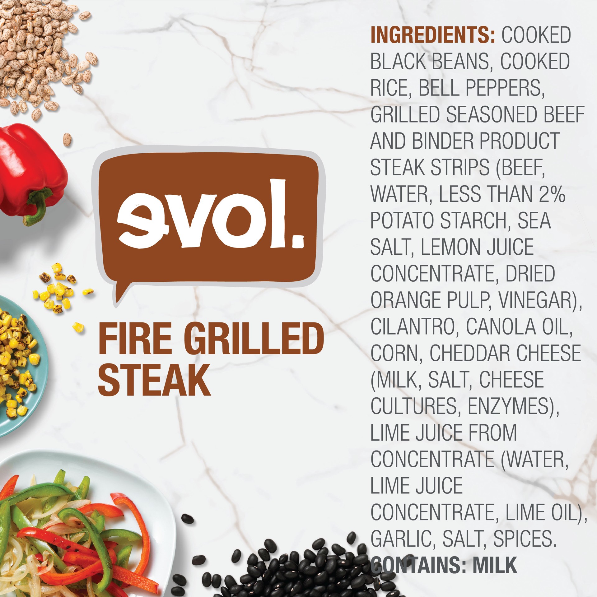 slide 4 of 5, EVOL Fire Grilled Steak 9 oz, 9 oz