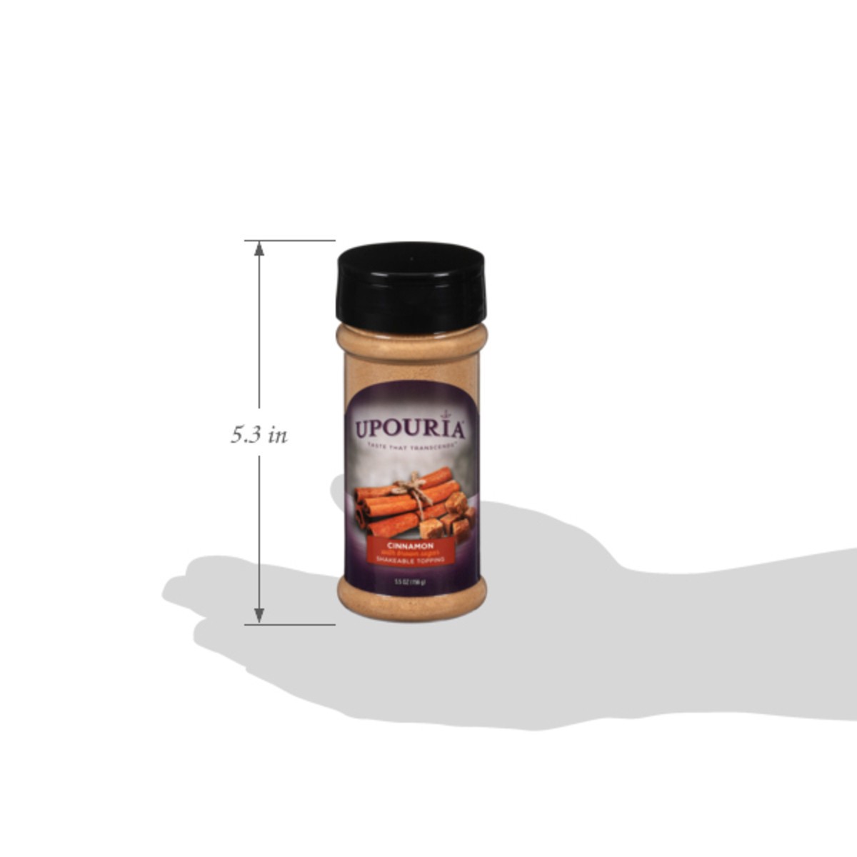slide 9 of 14, Upouria Cinnamon with Brown Sugar Shakeable Topping 5.5 oz, 5.5 oz