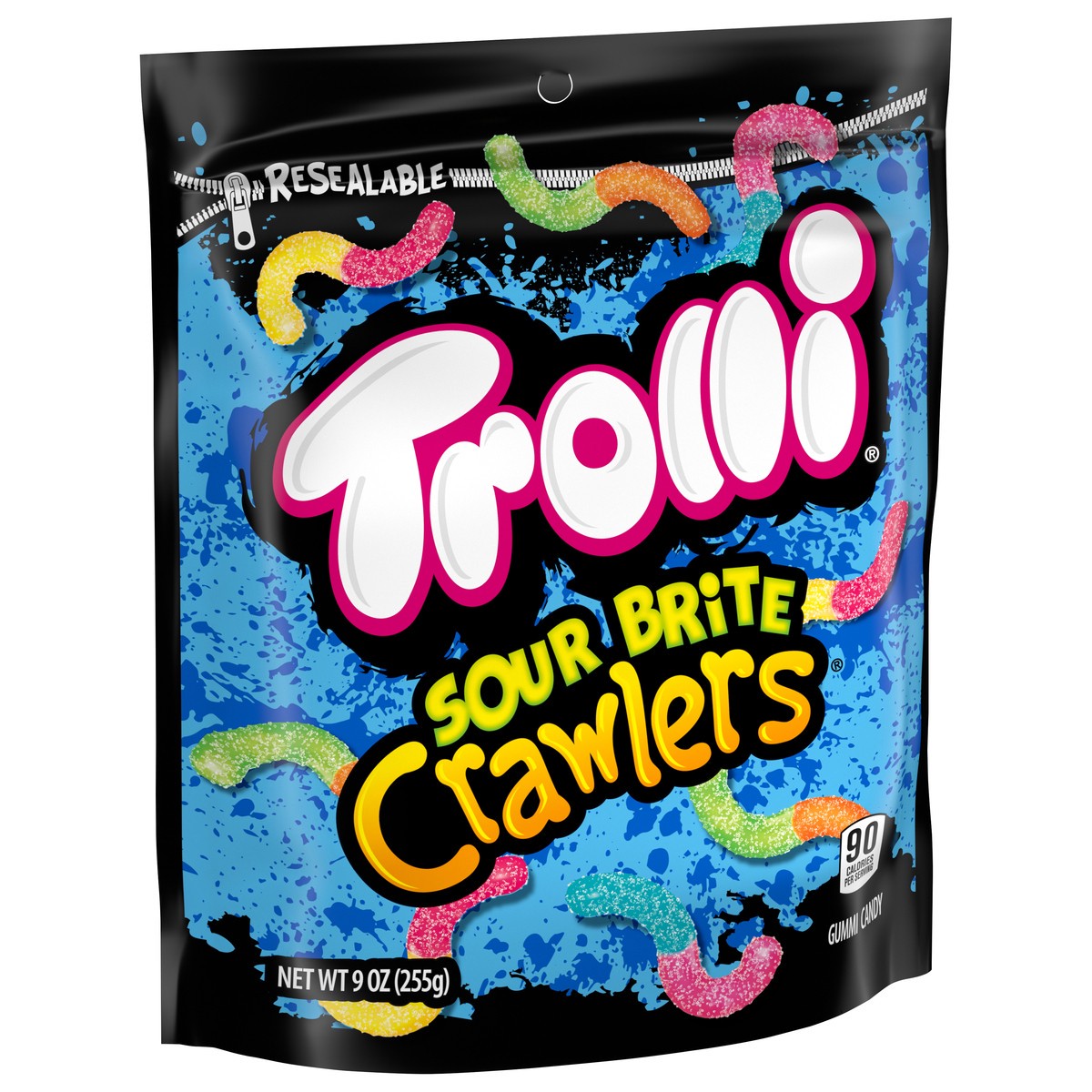 slide 2 of 9, Trolli Sour Brite Crawlers, 9 oz