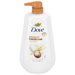 Dove Body Wash with Pump Pampering Shea Butter & Vanilla, 30.6 oz
