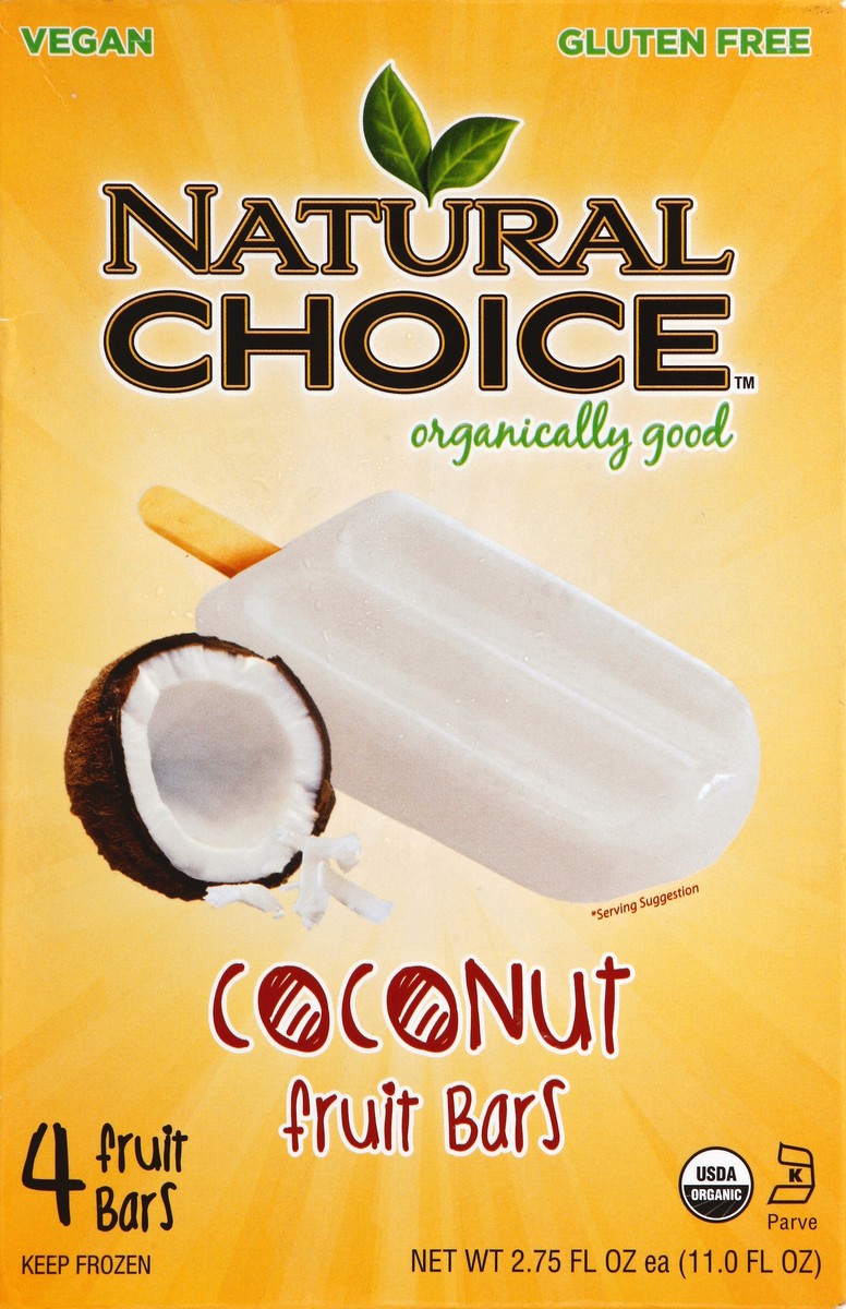 slide 1 of 5, Natural Choice Fruit Bars 4 ea, 4 ct