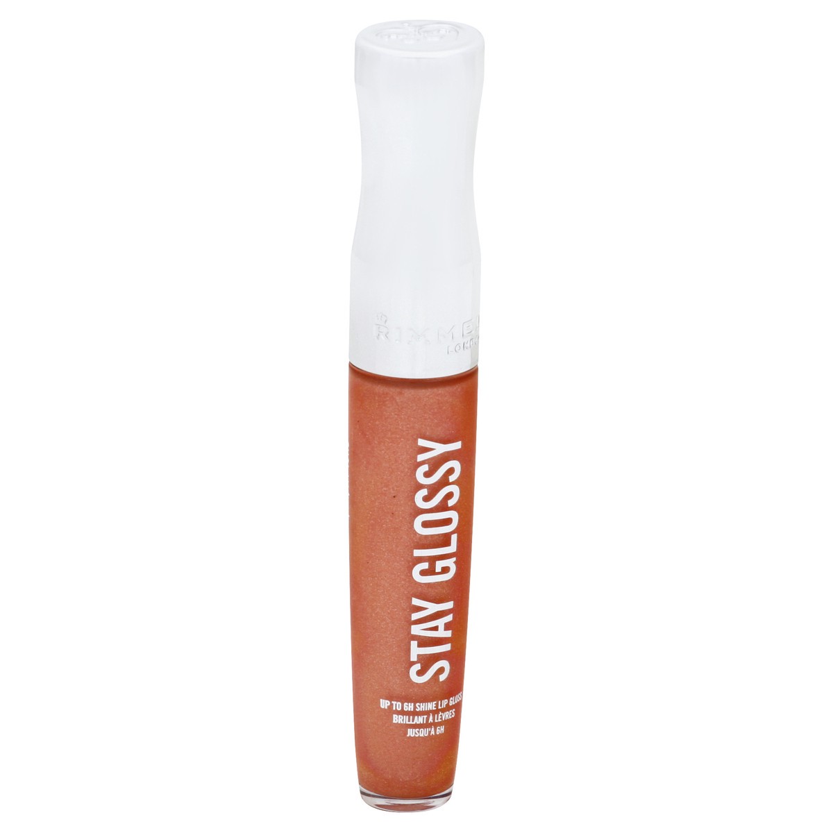 slide 9 of 11, COTY RIMMEL LONDON Rimmel Stay Glossy Lip Gloss - Non-Sticky and Lightweight Formula for Lip Color and Shine - 020 Sunday Brunch, .18oz, 6 ml