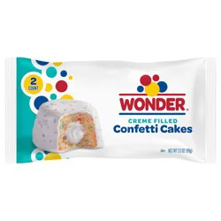 Wonder Creme Filled Confetti Cakes 2 ea