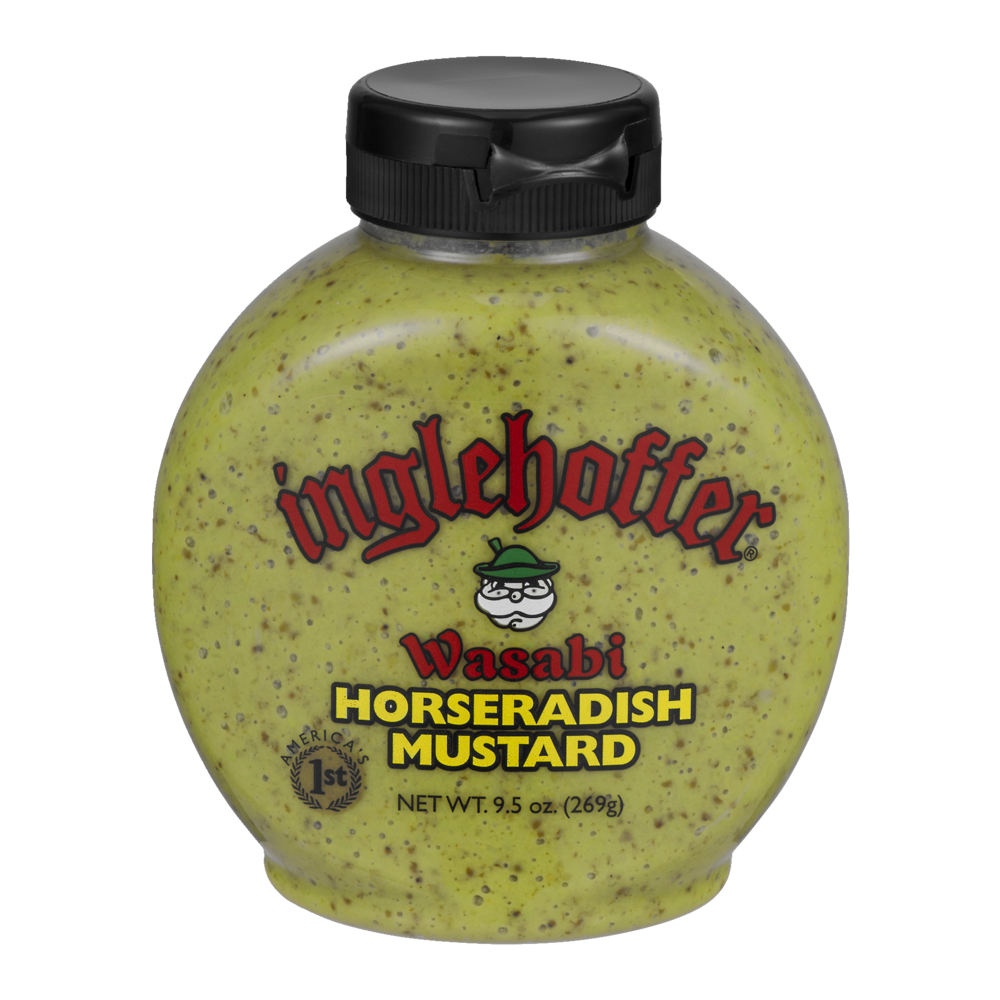 slide 1 of 1, Inglehoffer Mustard - Wasabi Horseradish, 9.5 oz