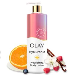 Olay Nourishing & Hydrating Body Lotion with Hyaluronic Acid, 17 fl oz Pump