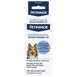 PetArmor Antihistamine Tabs Dog 100CT