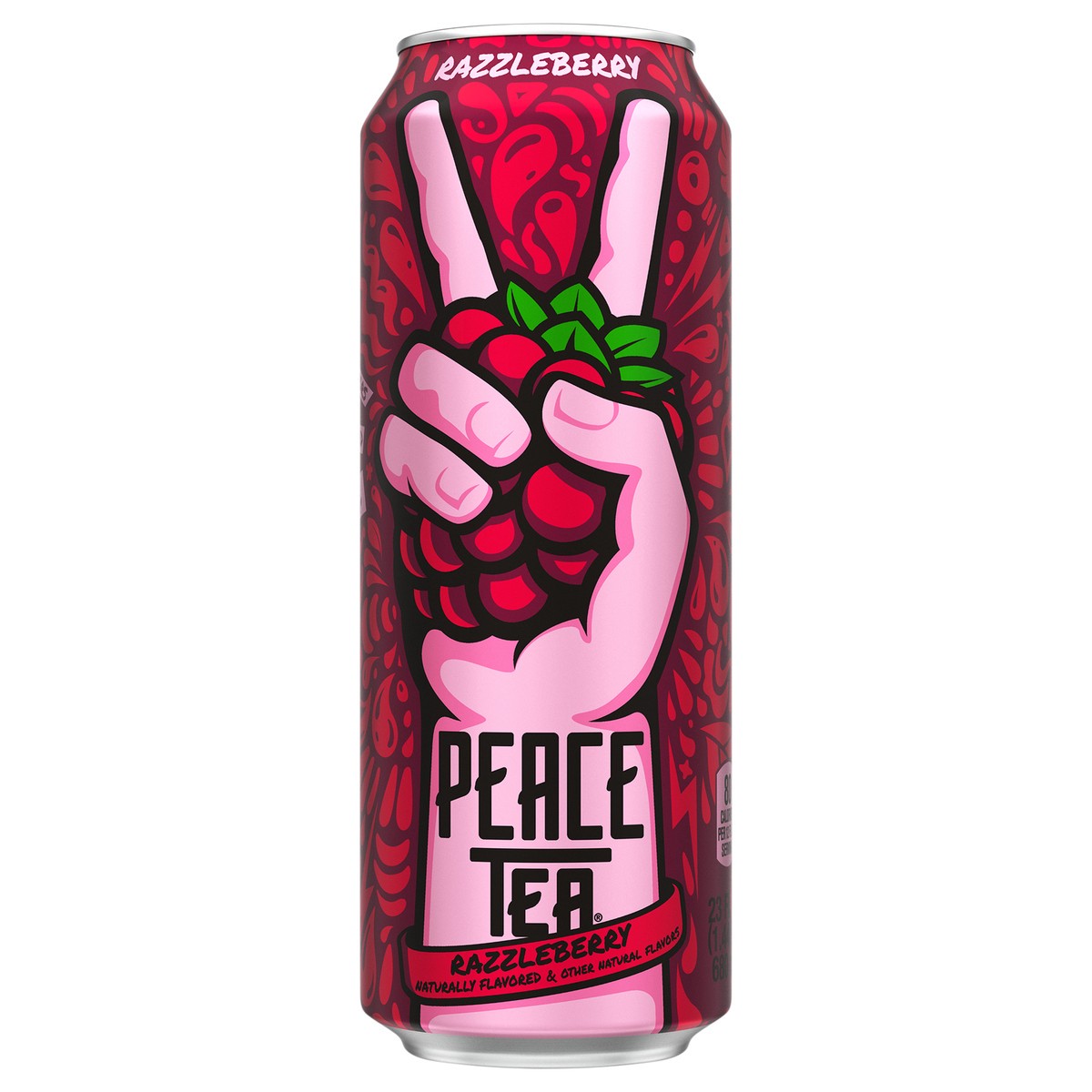 slide 1 of 5, Peace Tea Razzleberry Can- 23 fl oz, 23 fl oz