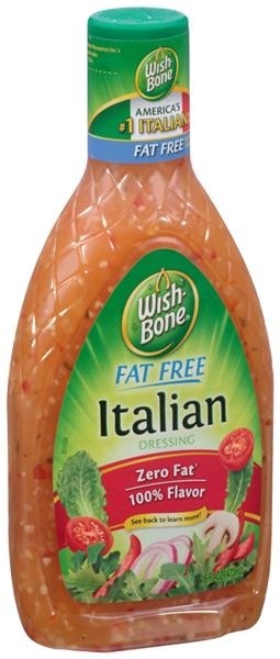 slide 1 of 1, Wish-Bone Fat Free Italian Dressing, 16 fl oz