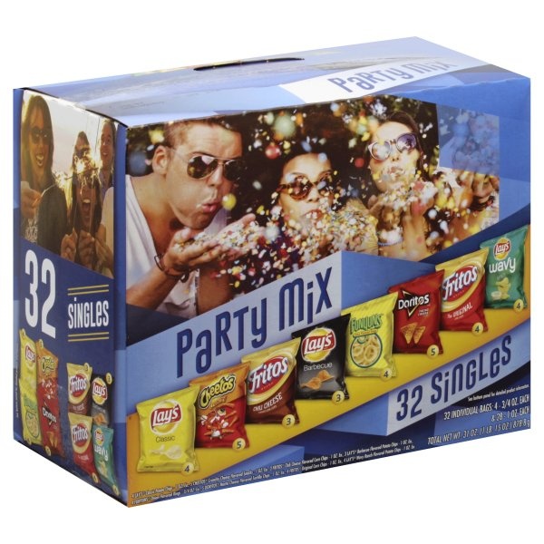 slide 1 of 1, Frito-Lay Party Mix, 32 ct