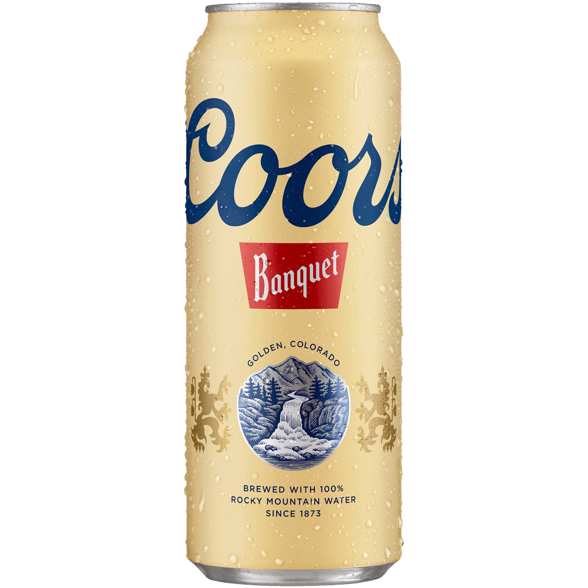 slide 2 of 2, Coors Banquet Lager Beer, 5% ABV, 24-oz beer can, 24 fl oz