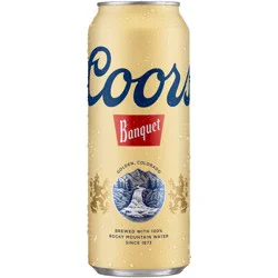Coors Brisk and satisfying with a subtle sweetness and malty refreshment, Coors Banquet Lager Beer is a golden lager beer with 5% ABV. This American lager is a sessionable golden beer with an inviting aroma of freshly baked bread.